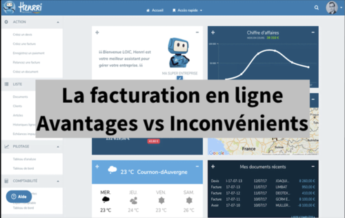 La facturation en ligne : Avantages vs Inconvénients
